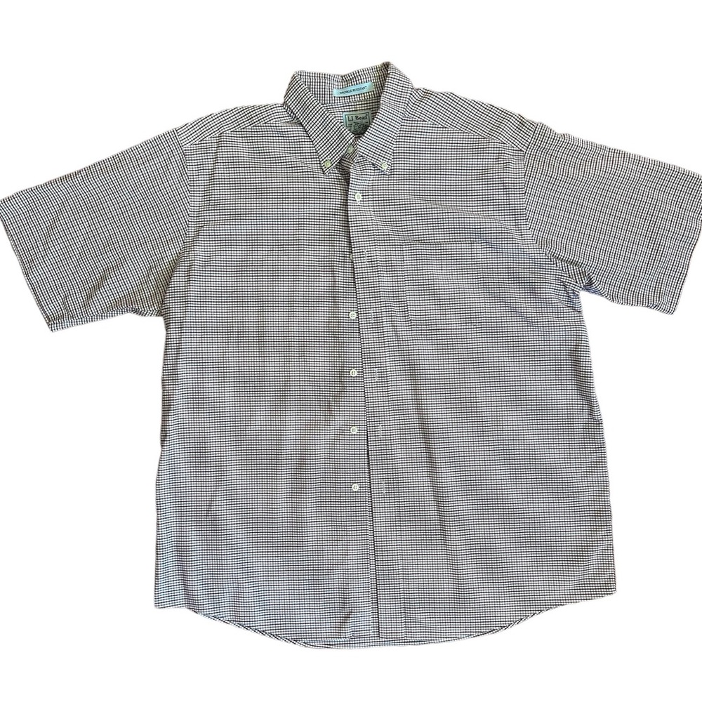 L.L. Bean Mens Short Casual/Dress Button Down